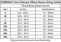 Cerberus 7mm EXTREME Elbow Sleeves