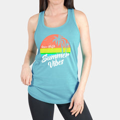 Summer Vibes Women's Racerback Tank