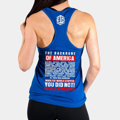 Front Line Warriors Racerback Tank