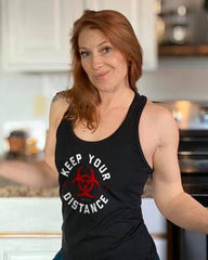 Keep Your Distance Racerback Tank