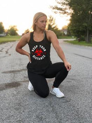 Keep Your Distance Racerback Tank